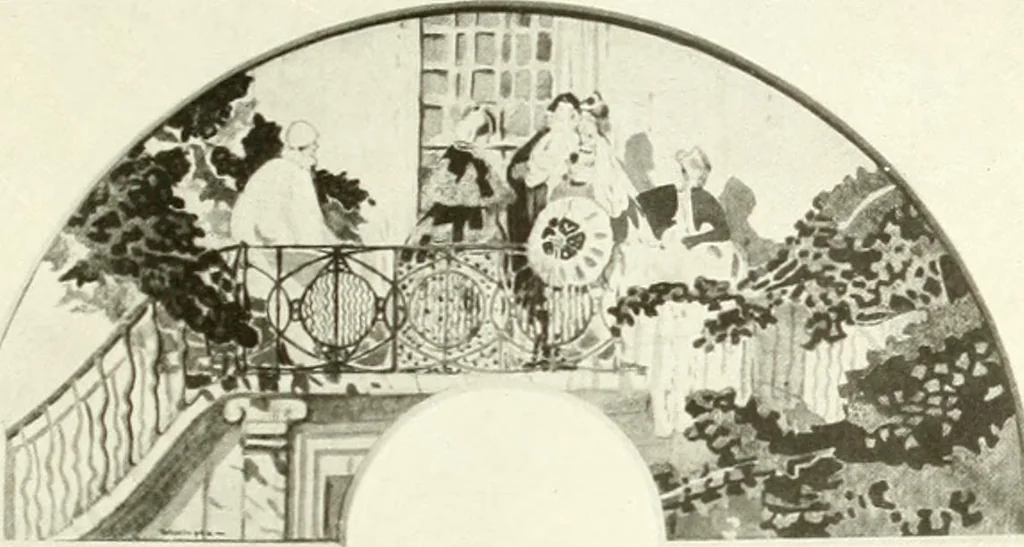 An illustration from The practical book of furnishing the small house and apartment, 1922, leaf 280