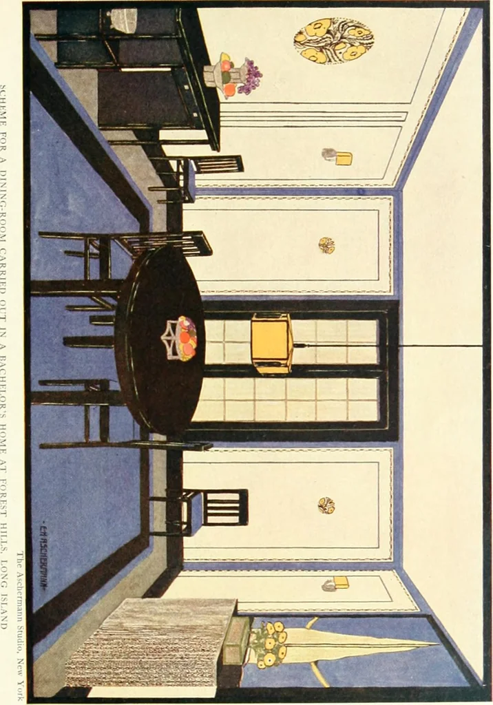 An illustration from The practical book of furnishing the small house and apartment, 1922, leaf 288