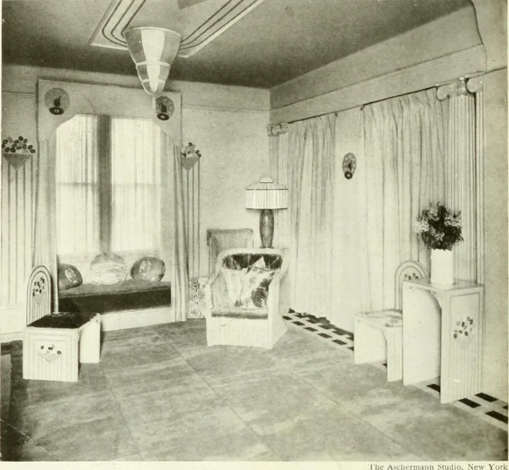An illustration from The practical book of furnishing the small house and apartment, 1922, leaf 291