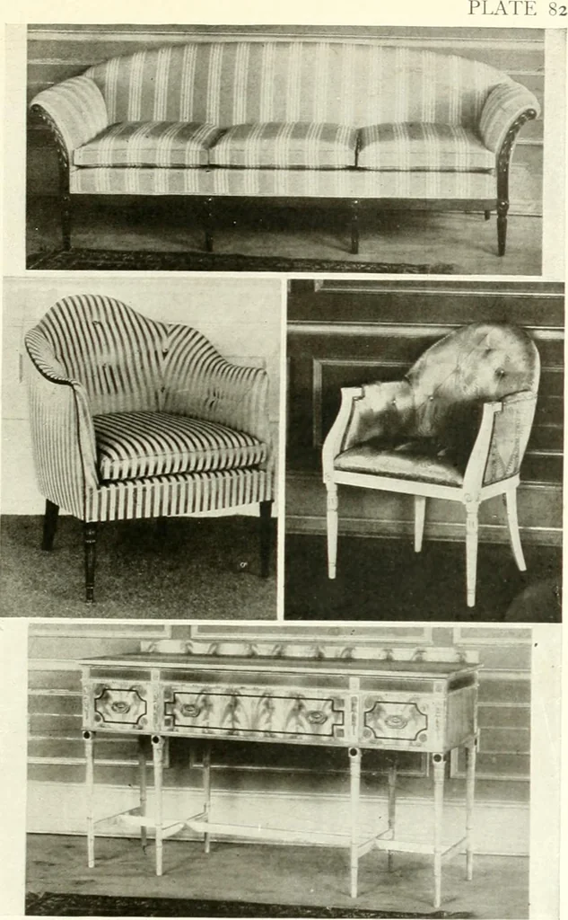 An illustration from The practical book of furnishing the small house and apartment, 1922, leaf 296
