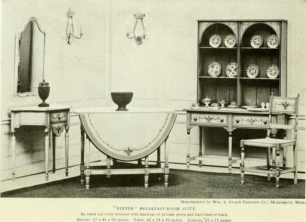 An illustration from The practical book of furnishing the small house and apartment, 1922, leaf 303