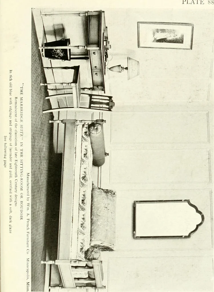 An illustration from The practical book of furnishing the small house and apartment, 1922, leaf 304