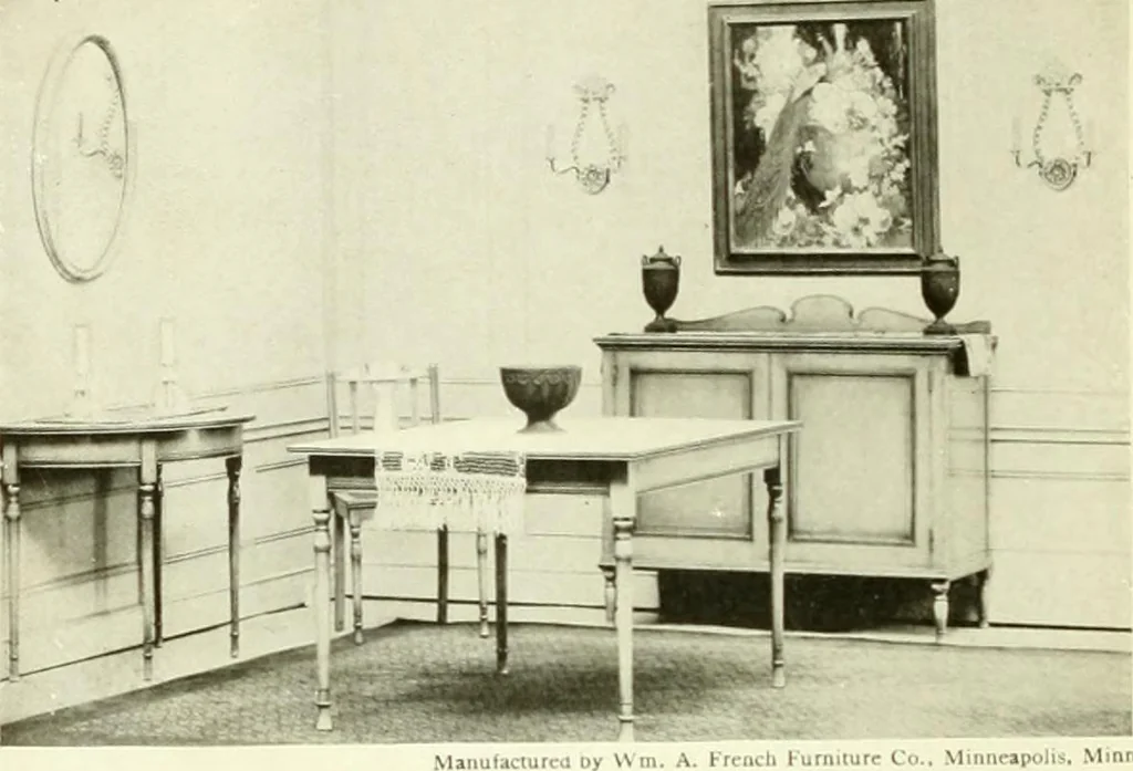 An illustration from The practical book of furnishing the small house and apartment, 1922, leaf 305