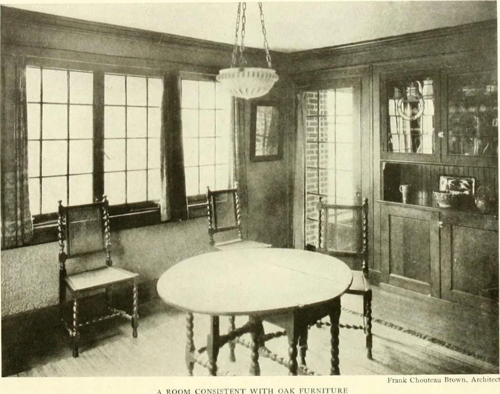 An illustration from The practical book of furnishing the small house and apartment, 1922, leaf 326