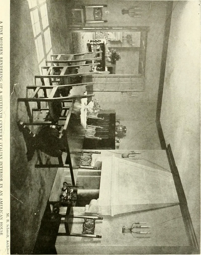 An illustration from The practical book of furnishing the small house and apartment, 1922, leaf 336