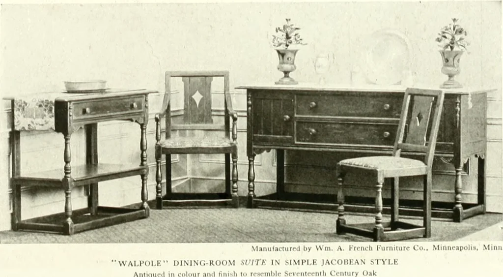 An illustration from The practical book of furnishing the small house and apartment, 1922, leaf 344