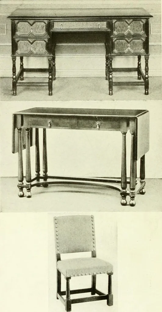 An illustration from The practical book of furnishing the small house and apartment, 1922, leaf 349