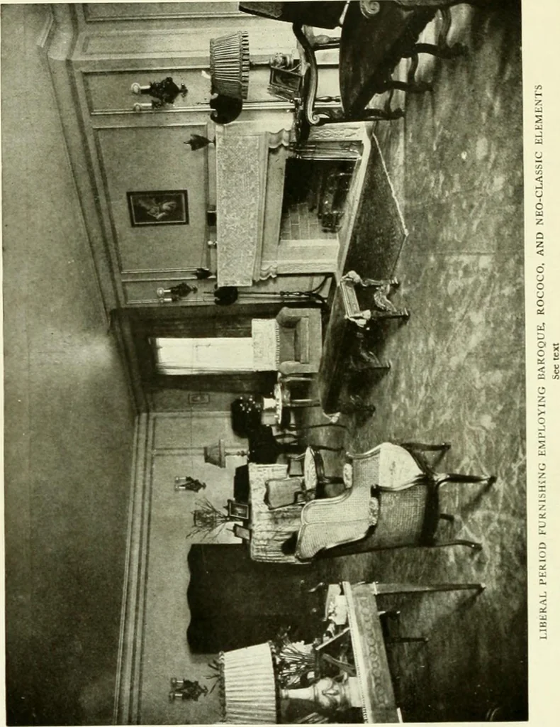 An illustration from The practical book of furnishing the small house and apartment, 1922, leaf 373