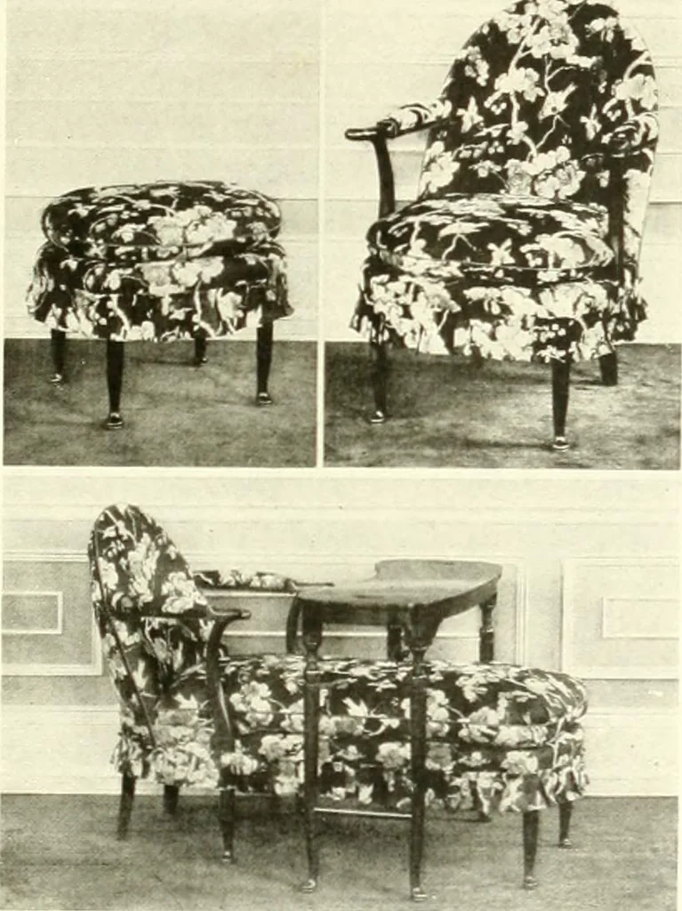 An illustration from The practical book of furnishing the small house and apartment, 1922, leaf 390