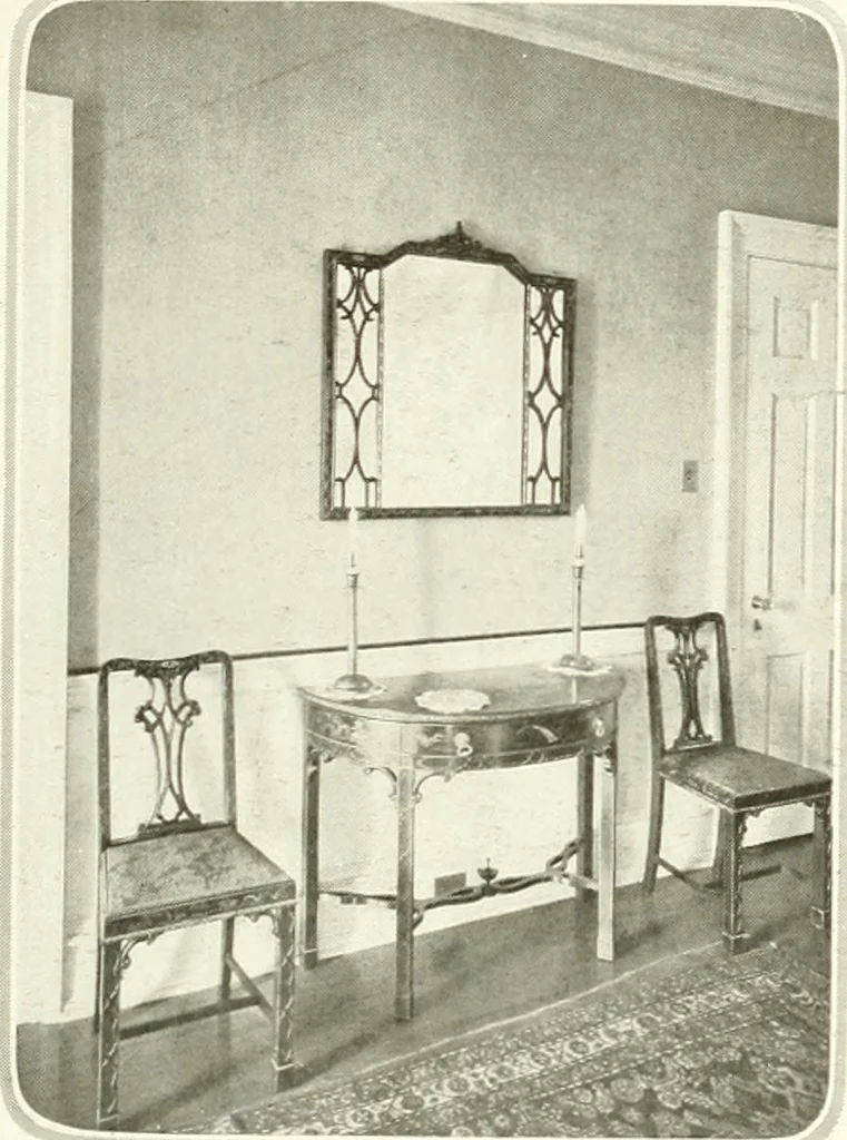 An illustration from The practical book of furnishing the small house and apartment, 1922, leaf 402