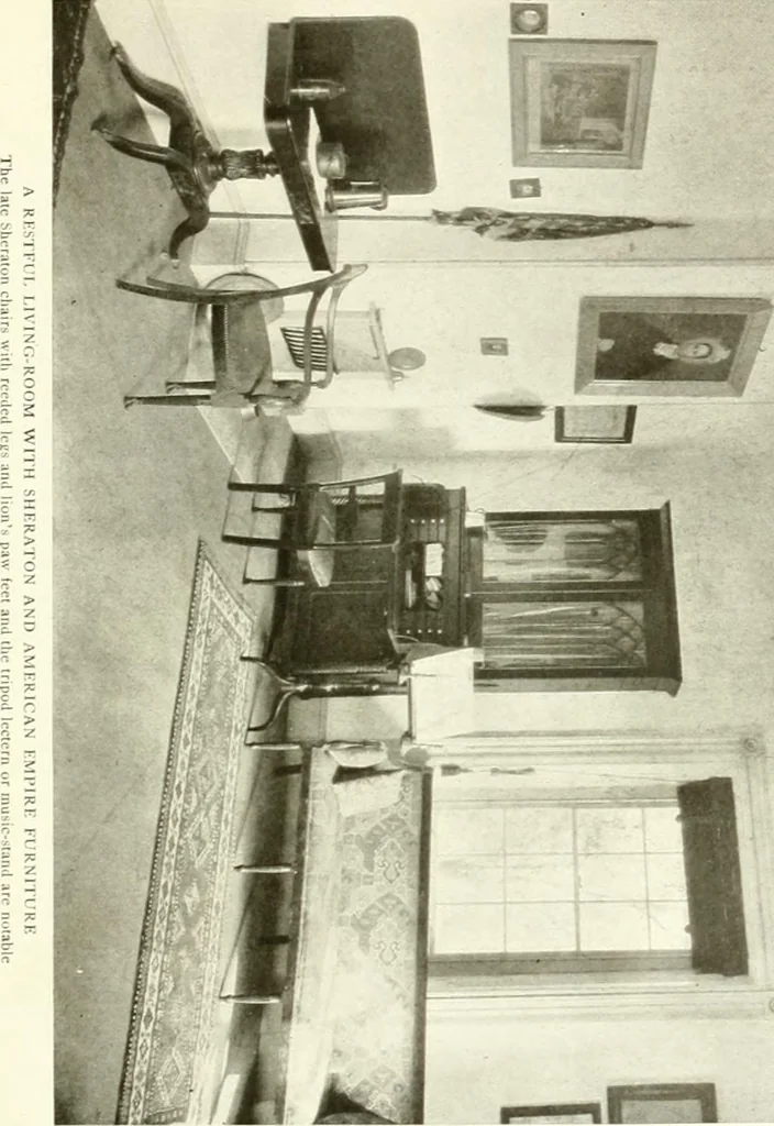 An illustration from The practical book of furnishing the small house and apartment, 1922, leaf 412