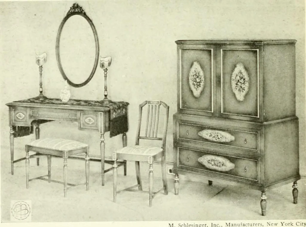 An illustration from The practical book of furnishing the small house and apartment, 1922, leaf 417