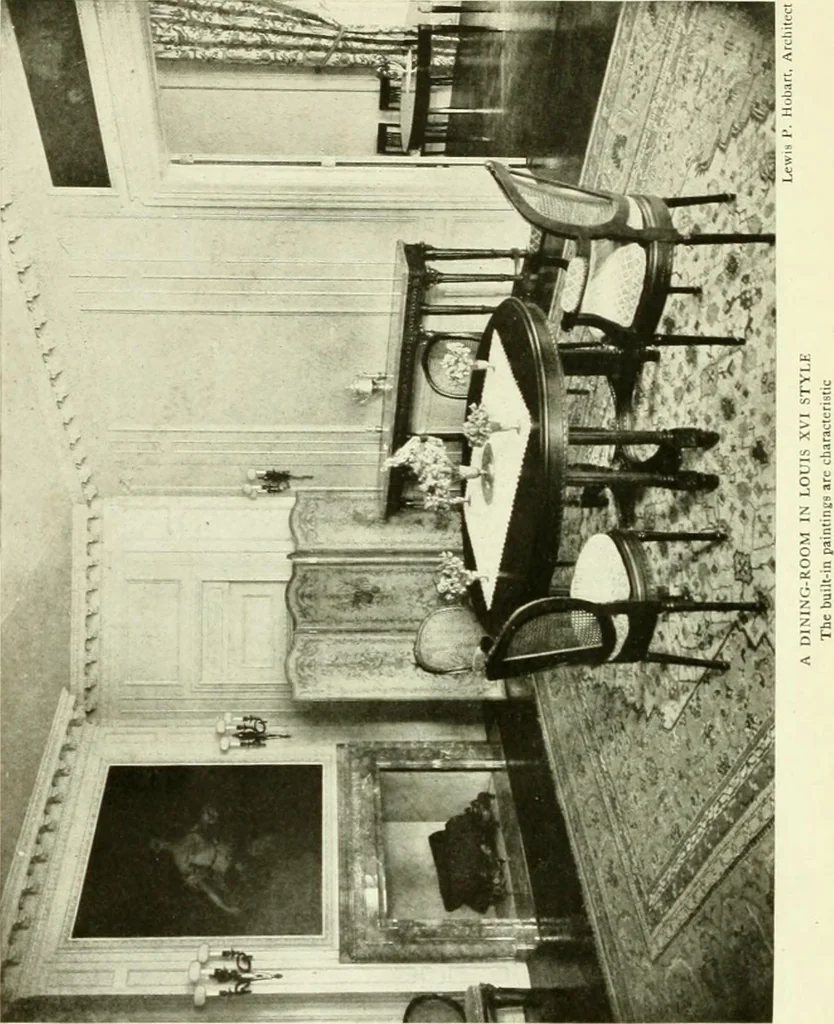 An illustration from The practical book of furnishing the small house and apartment, 1922, leaf 421