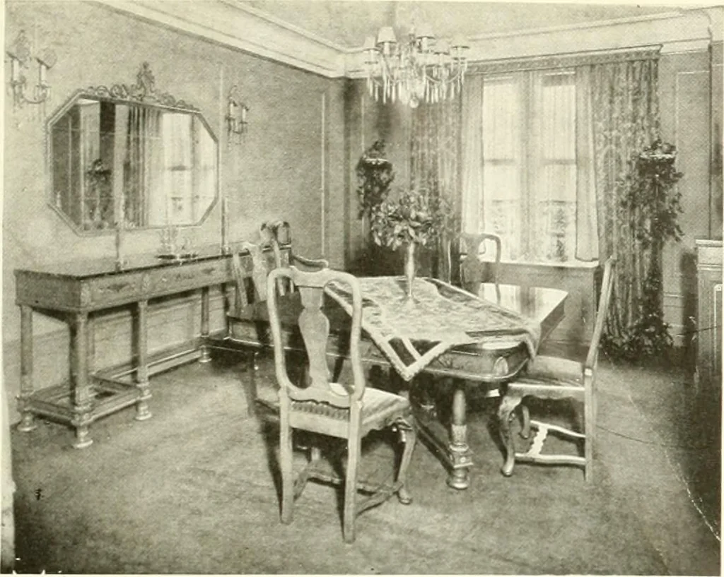 An illustration from The practical book of furnishing the small house and apartment, 1922, leaf 424