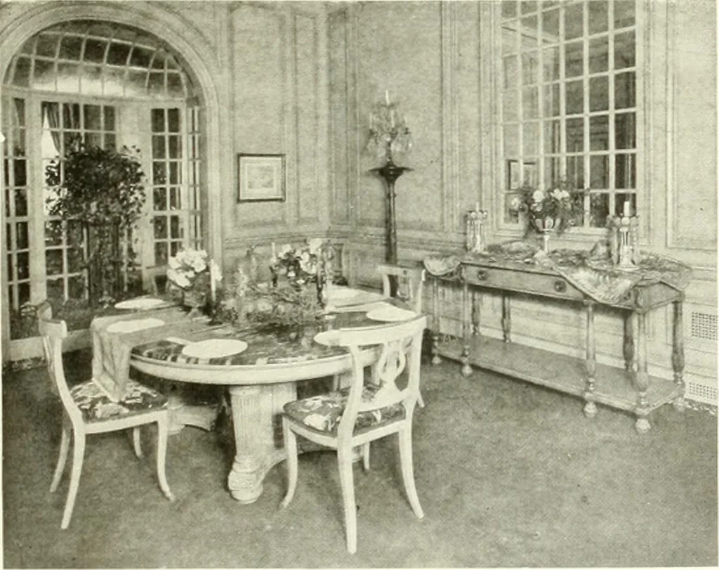 An illustration from The practical book of furnishing the small house and apartment, 1922, leaf 424