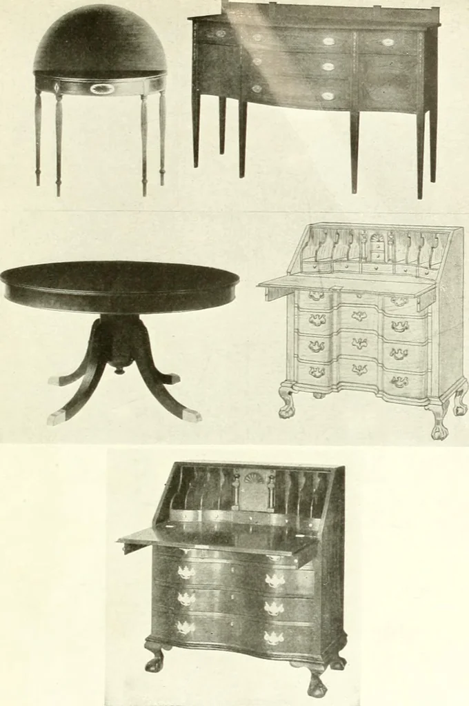 An illustration from The practical book of furnishing the small house and apartment, 1922, leaf 436