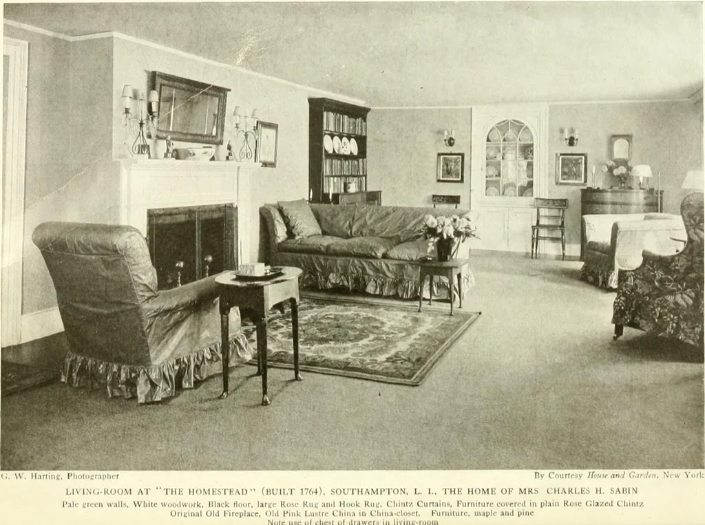 An illustration from The practical book of furnishing the small house and apartment, 1922, leaf 444