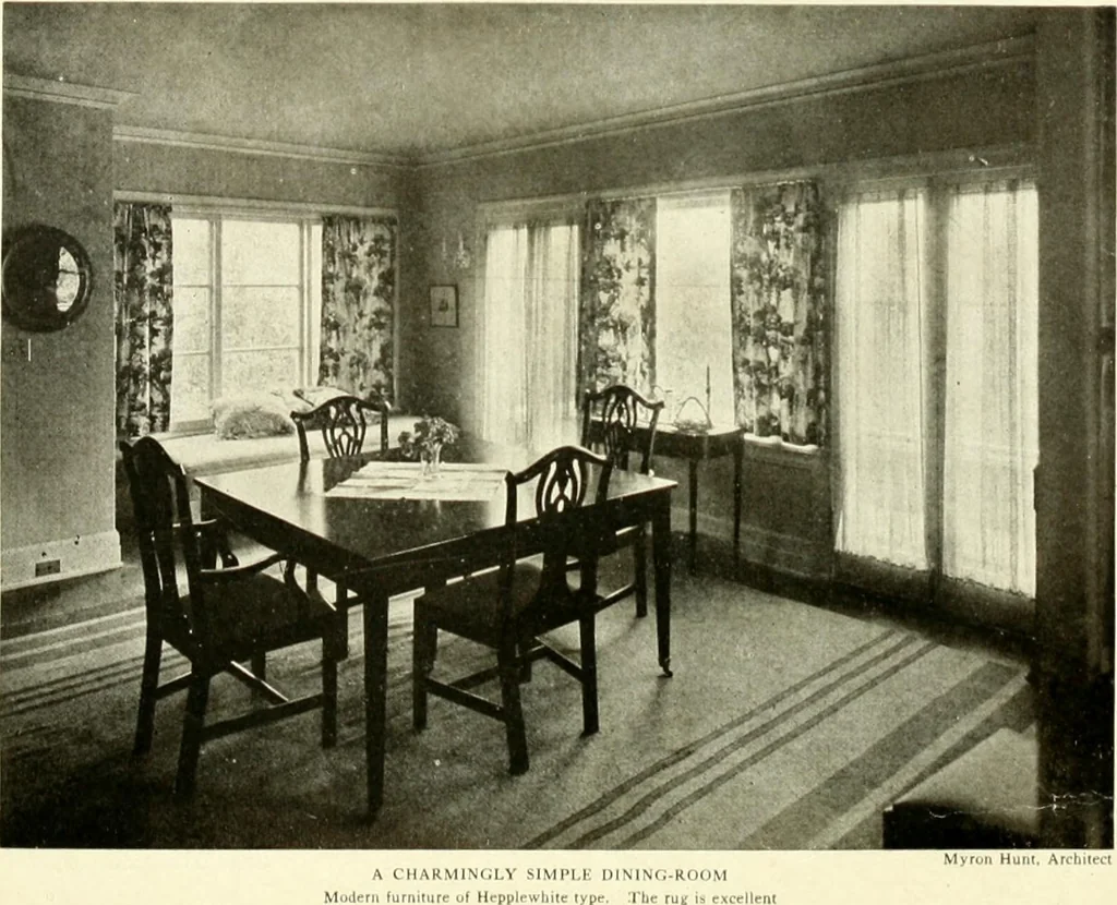 An illustration from The practical book of furnishing the small house and apartment, 1922, leaf 46