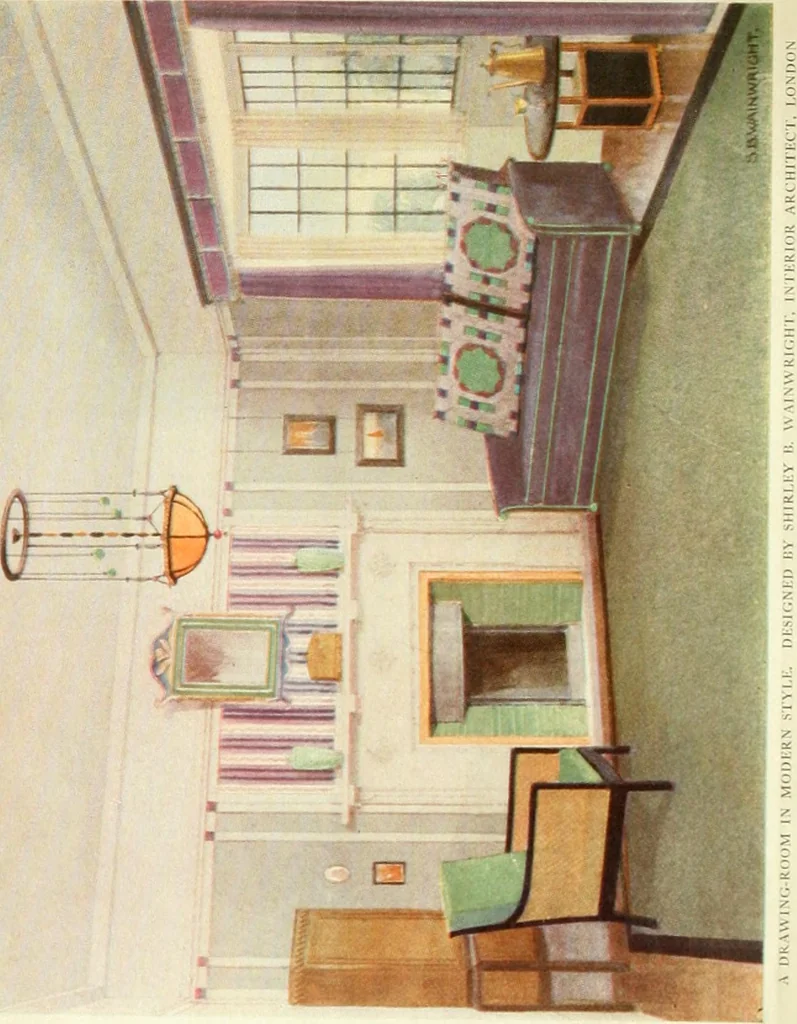 An illustration from The practical book of furnishing the small house and apartment, 1922, leaf 7