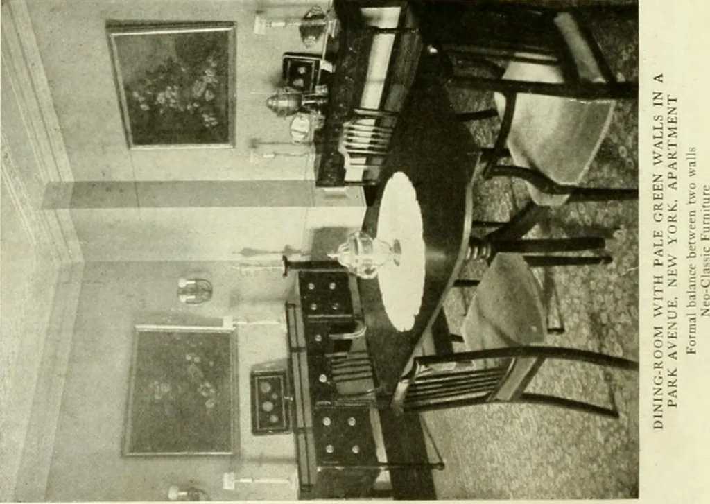 An illustration from The practical book of furnishing the small house and apartment, 1922, leaf 87