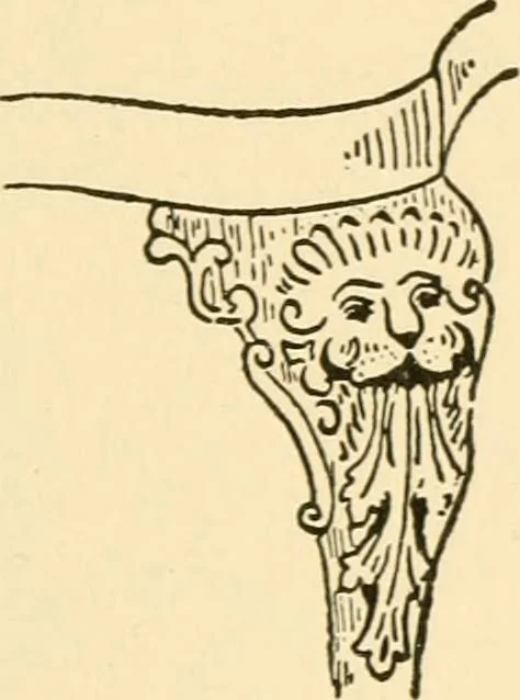 An illustration from The practical book of period furniture, treating of furniture of the English, American colonial and post-colonial and principal French periods, 1914, leaf 146