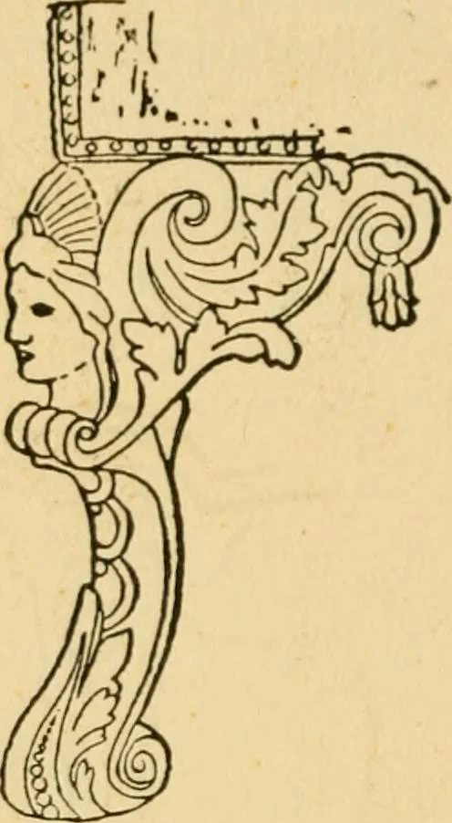 An illustration from The practical book of period furniture, treating of furniture of the English, American colonial and post-colonial and principal French periods, 1914, leaf 147