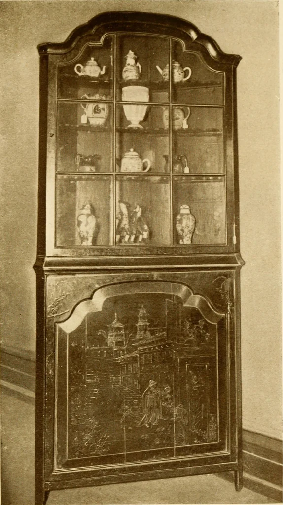 An illustration from The practical book of period furniture, treating of furniture of the English, American colonial and post-colonial and principal French periods, 1914, leaf 148