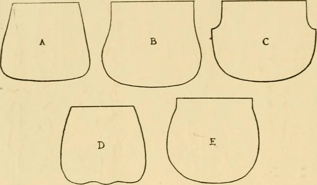 An illustration from The practical book of period furniture, treating of furniture of the English, American colonial and post-colonial and principal French periods, 1914, leaf 153
