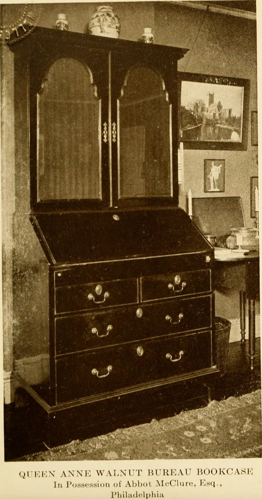 An illustration from The practical book of period furniture, treating of furniture of the English, American colonial and post-colonial and principal French periods, 1914, leaf 160