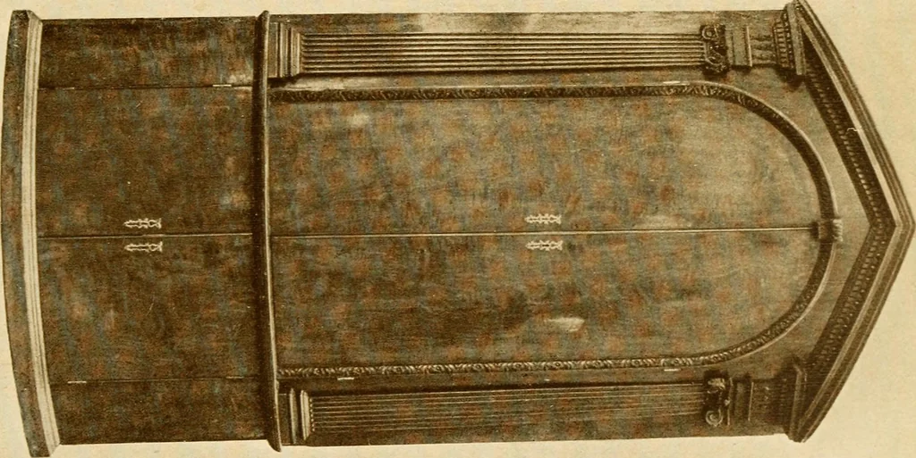 An illustration from The practical book of period furniture, treating of furniture of the English, American colonial and post-colonial and principal French periods, 1914, leaf 160
