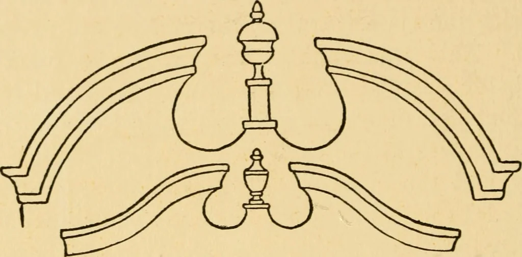 An illustration from The practical book of period furniture, treating of furniture of the English, American colonial and post-colonial and principal French periods, 1914, leaf 169