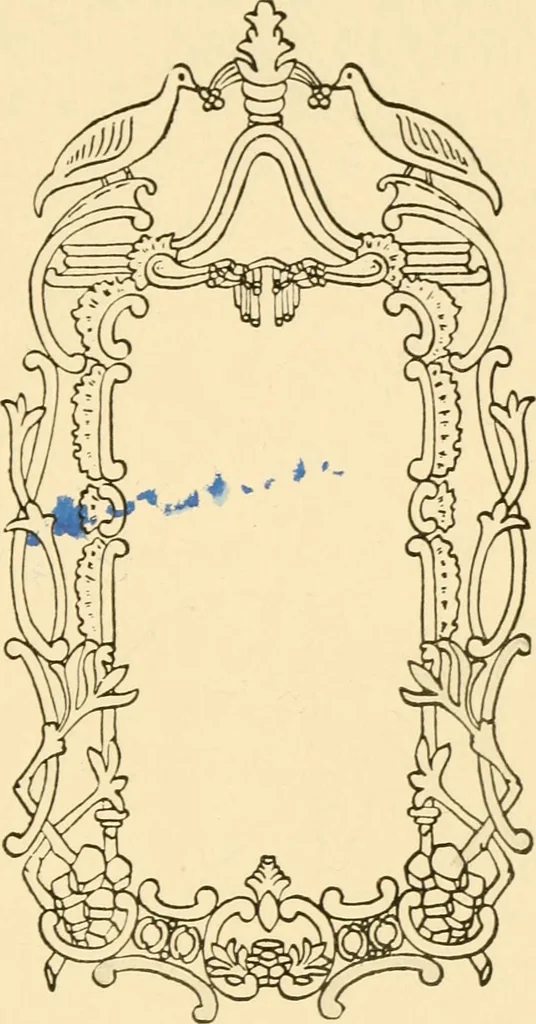 An illustration from The practical book of period furniture, treating of furniture of the English, American colonial and post-colonial and principal French periods, 1914, leaf 208