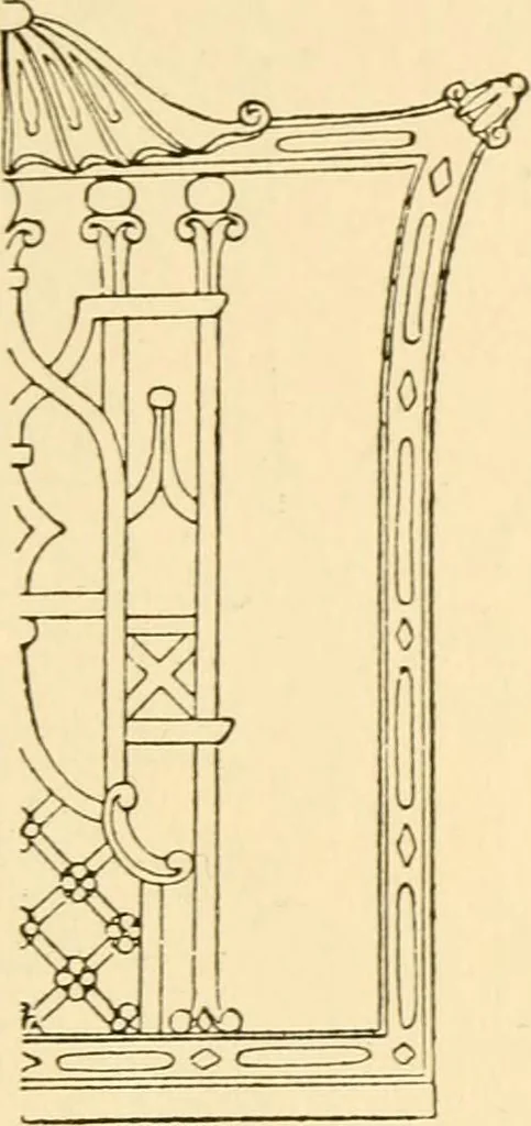 An illustration from The practical book of period furniture, treating of furniture of the English, American colonial and post-colonial and principal French periods, 1914, leaf 224