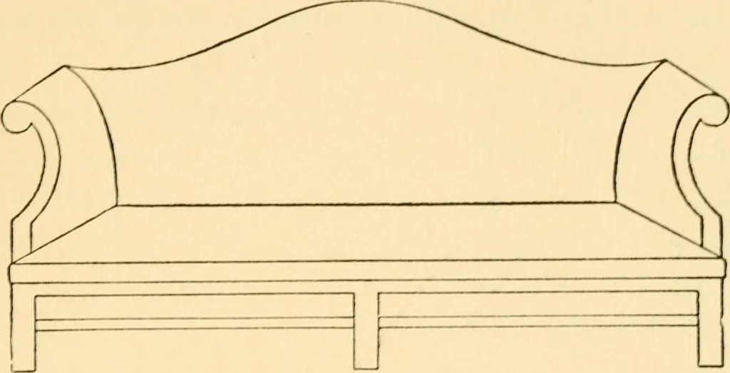 An illustration from The practical book of period furniture, treating of furniture of the English, American colonial and post-colonial and principal French periods, 1914, leaf 226