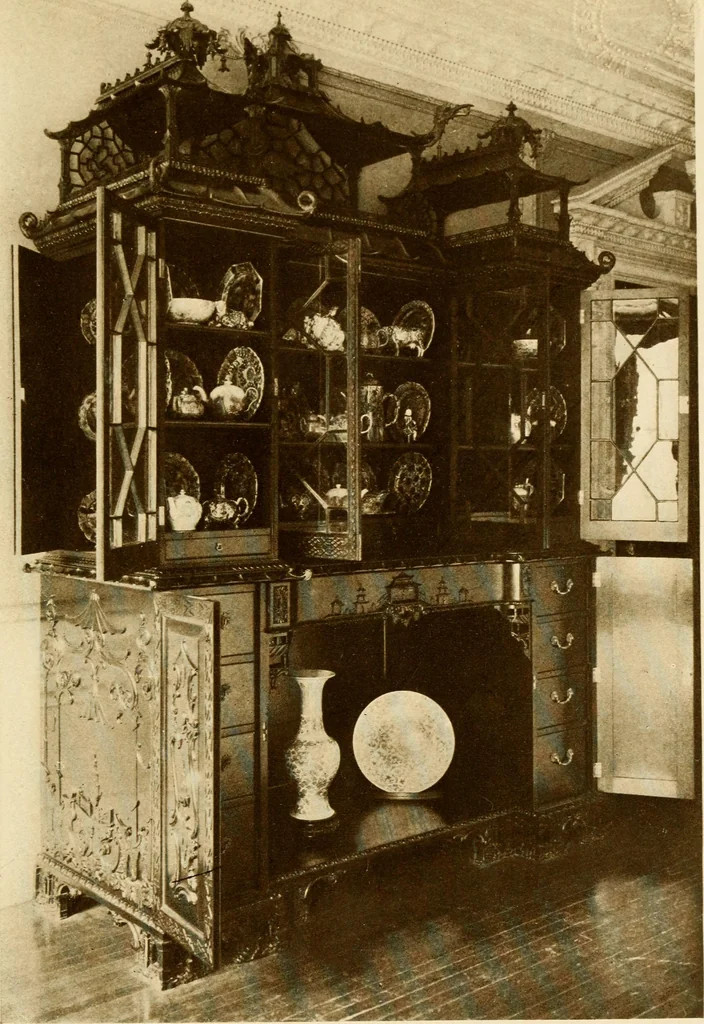 An illustration from The practical book of period furniture, treating of furniture of the English, American colonial and post-colonial and principal French periods, 1914, leaf 230