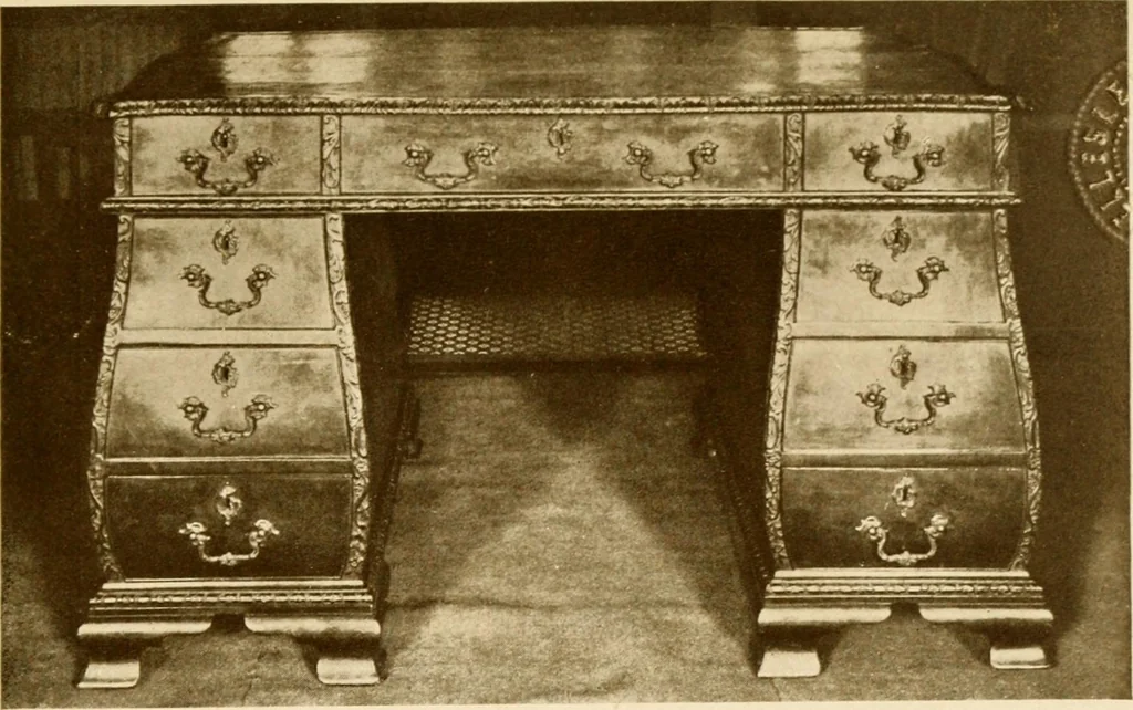 An illustration from The practical book of period furniture, treating of furniture of the English, American colonial and post-colonial and principal French periods, 1914, leaf 236