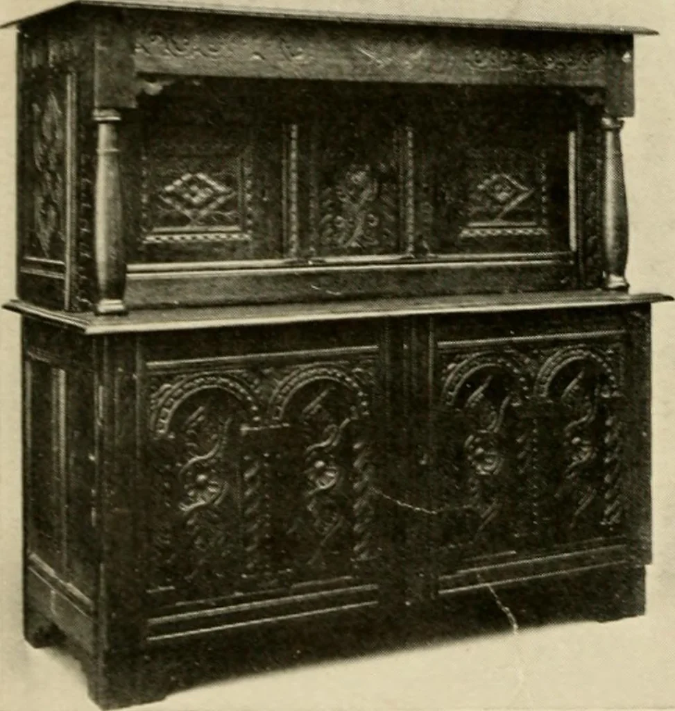 An illustration from The practical book of period furniture, treating of furniture of the English, American colonial and post-colonial and principal French periods, 1914, leaf 25