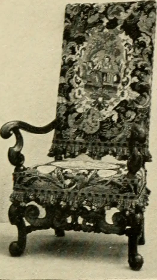 An illustration from The practical book of period furniture, treating of furniture of the English, American colonial and post-colonial and principal French periods, 1914, leaf 26
