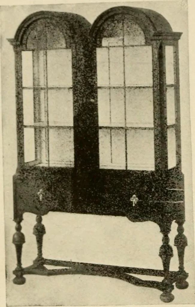 An illustration from The practical book of period furniture, treating of furniture of the English, American colonial and post-colonial and principal French periods, 1914, leaf 27