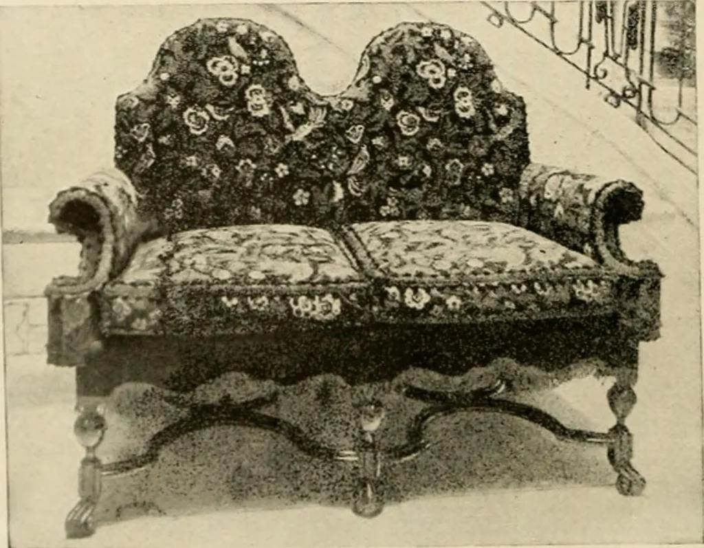 An illustration from The practical book of period furniture, treating of furniture of the English, American colonial and post-colonial and principal French periods, 1914, leaf 27
