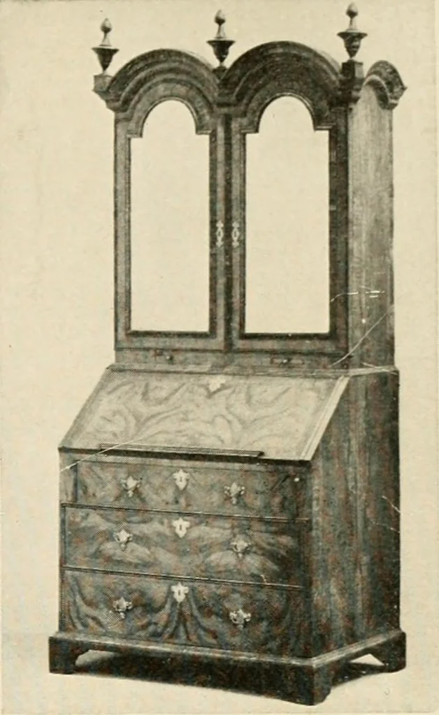 An illustration from The practical book of period furniture, treating of furniture of the English, American colonial and post-colonial and principal French periods, 1914, leaf 28