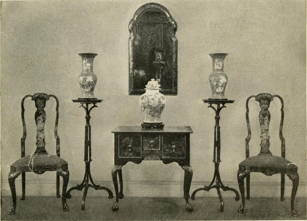 An illustration from The practical book of period furniture, treating of furniture of the English, American colonial and post-colonial and principal French periods, 1914, leaf 28