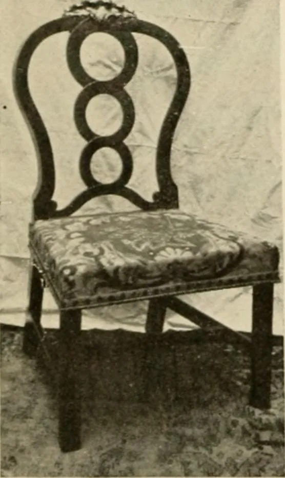 An illustration from The practical book of period furniture, treating of furniture of the English, American colonial and post-colonial and principal French periods, 1914, leaf 29