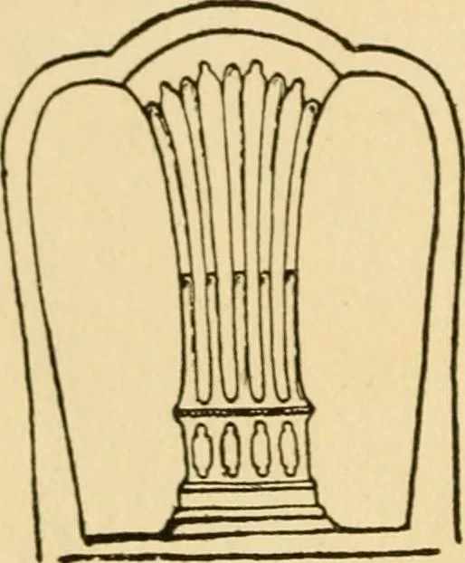 An illustration from The practical book of period furniture, treating of furniture of the English, American colonial and post-colonial and principal French periods, 1914, leaf 291