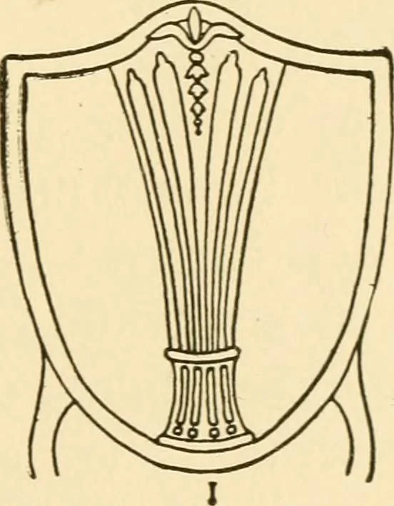 An illustration from The practical book of period furniture, treating of furniture of the English, American colonial and post-colonial and principal French periods, 1914, leaf 296