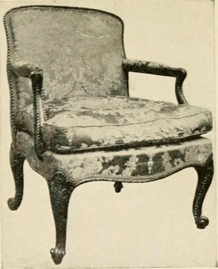 An illustration from The practical book of period furniture, treating of furniture of the English, American colonial and post-colonial and principal French periods, 1914, leaf 30