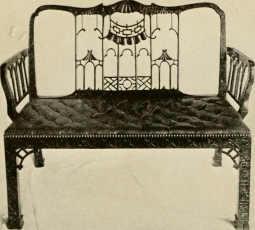 An illustration from The practical book of period furniture, treating of furniture of the English, American colonial and post-colonial and principal French periods, 1914, leaf 31