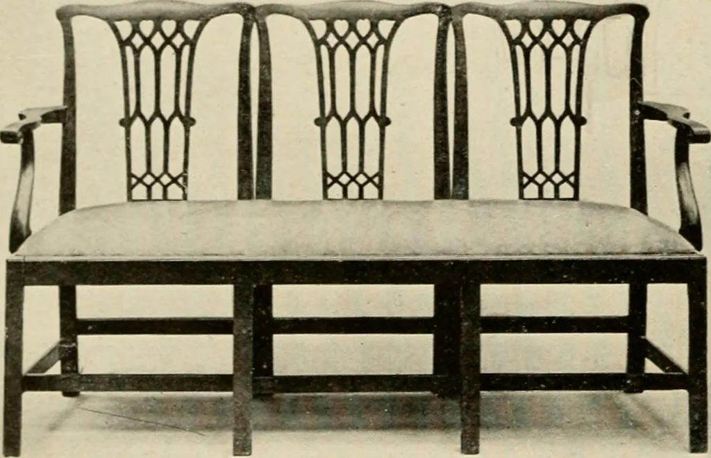 An illustration from The practical book of period furniture, treating of furniture of the English, American colonial and post-colonial and principal French periods, 1914, leaf 31