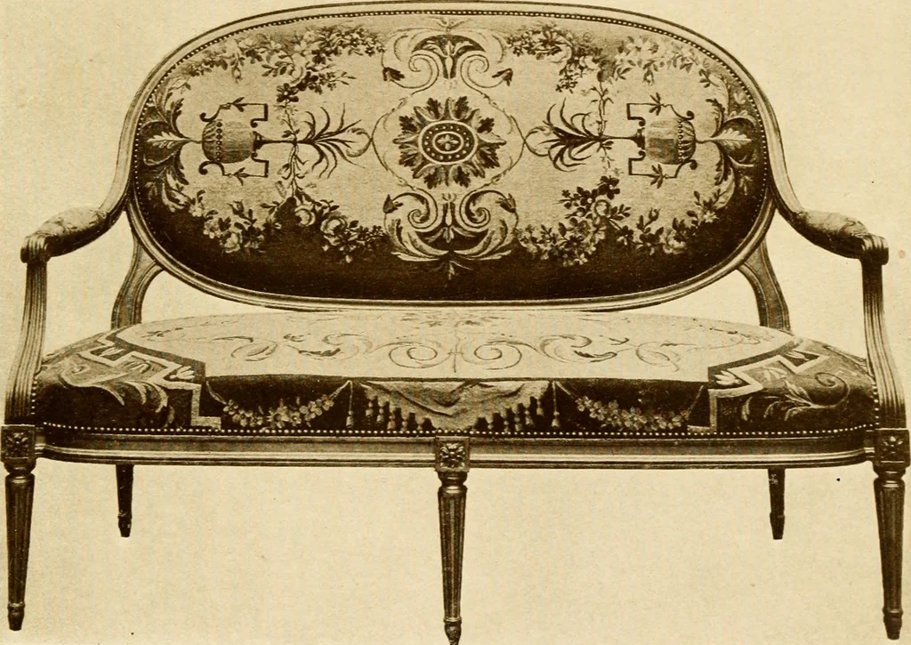 An illustration from The practical book of period furniture, treating of furniture of the English, American colonial and post-colonial and principal French periods, 1914, leaf 314
