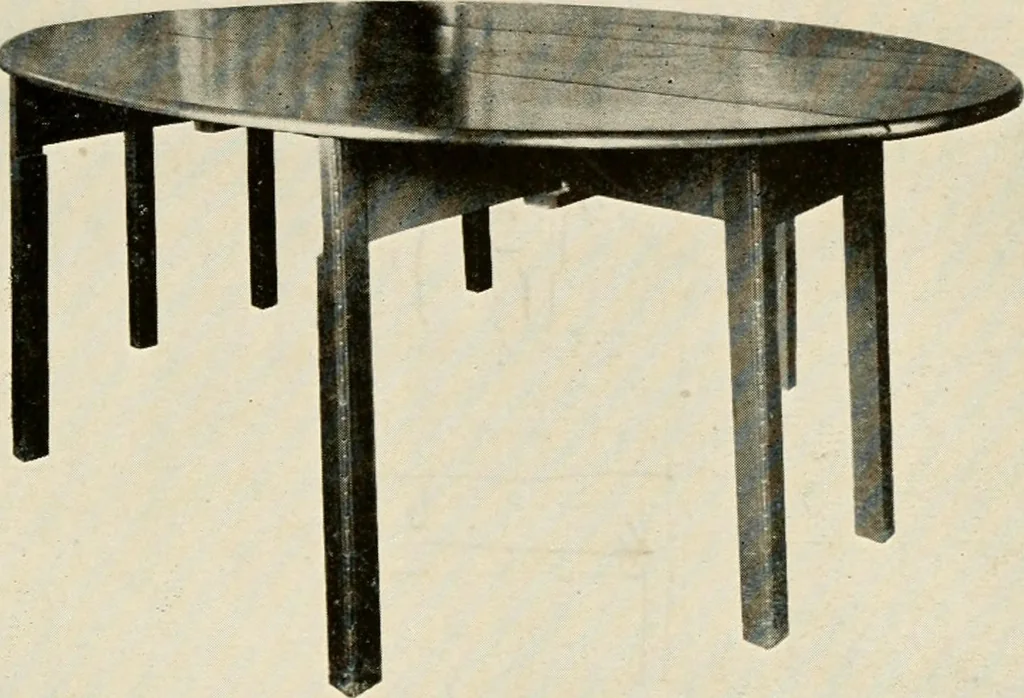 An illustration from The practical book of period furniture, treating of furniture of the English, American colonial and post-colonial and principal French periods, 1914, leaf 32
